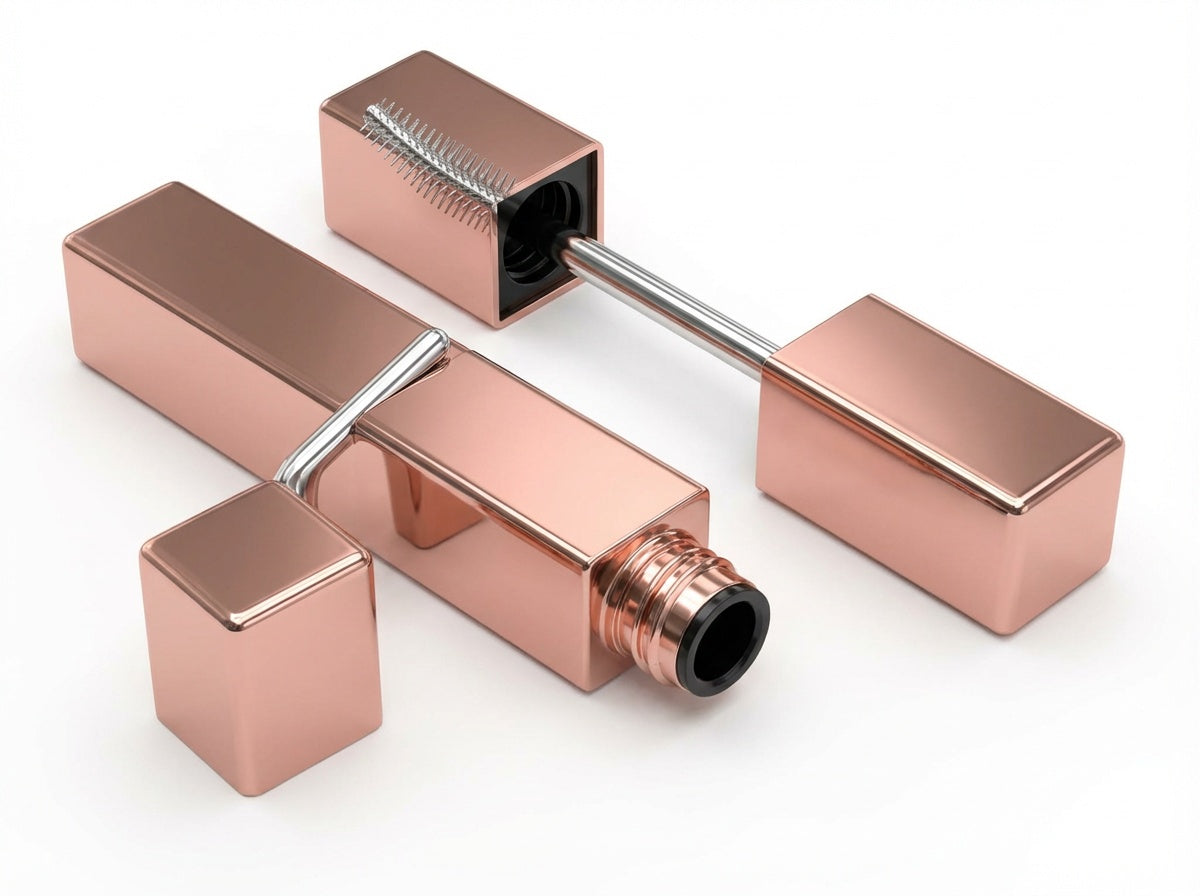 Rose Gold Lengthening & Volumizing Mascara – Precision Curl & Lift Formula